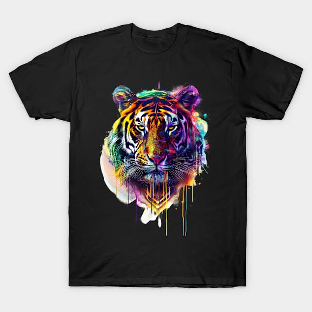 Tiger Color Recognition T-Shirt by Creative feather